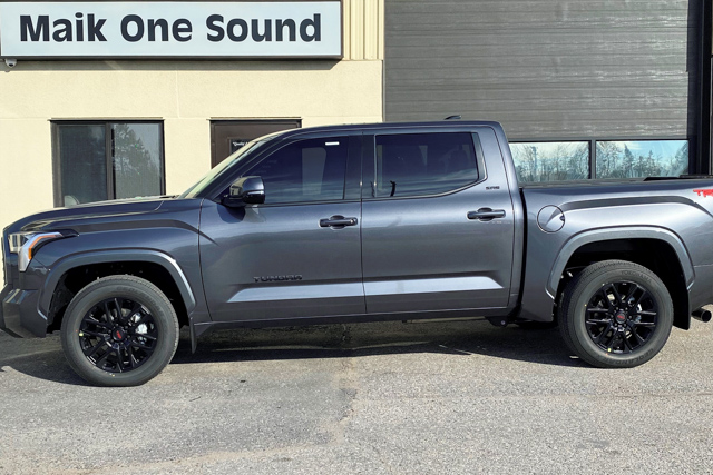 Toyota 2022 Tundra with professional window tint in North Bay